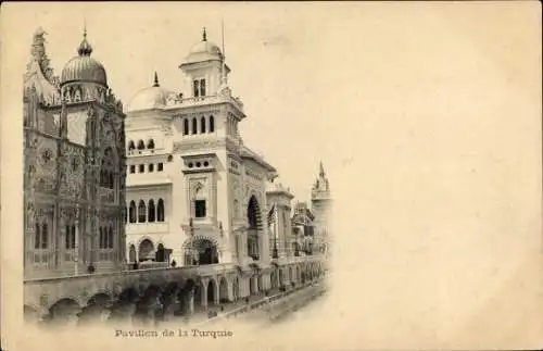 Ak Paris, Weltausstellung 1900, Palast der Türkei
