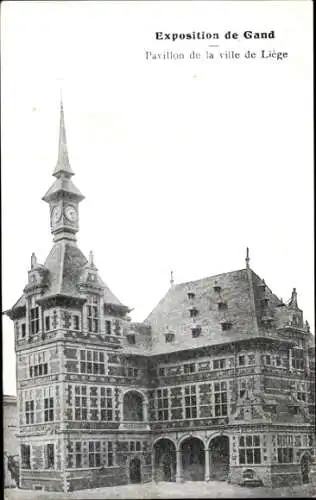 Ak Gent Ostflandern, Weltausstellung 1913, Stadtpavillon Gent