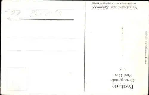 Künstler Ak Müller, Volkstracht aus Scheeßel