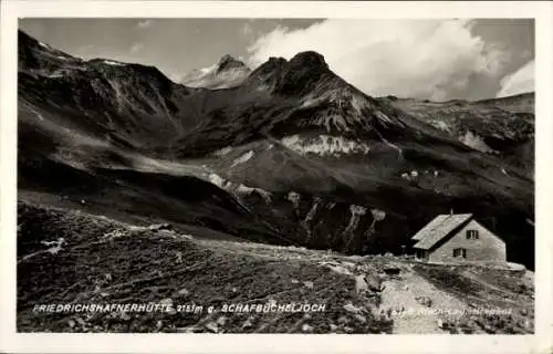 Ak Friedrichshafnerhütte am Schafbücheljoch