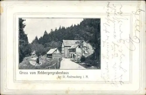 Ak Sankt Andreasberg im Oberharz, Rehbergergrabenhaus