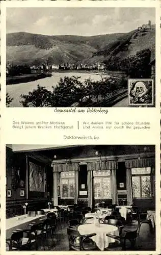 Ak Bernkastel an der Mosel, Doktorweinstube