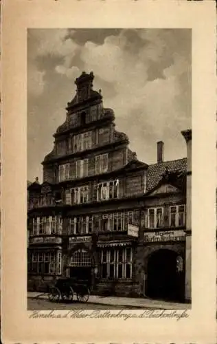 Ak Hameln an der Weser Niedersachsen, Rattenkrug, Bäckerstraße