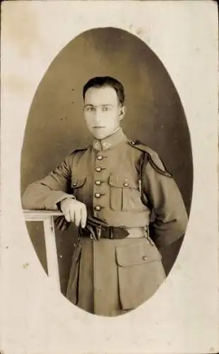Foto Ak Französischer Soldat in Uniform, Regiment 67, Portrait