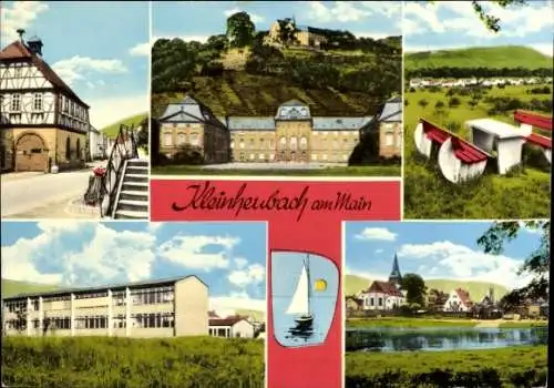 Ak Kleinheubach am Main Unterfranken, Teilansicht, Straßenpartie