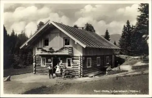 Ak Garmisch Partenkirchen in Oberbayern, Toni-Hütte