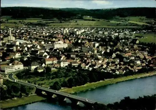 Ak Marktheidenfeld am Main Unterfranken, Panorama, Brücke