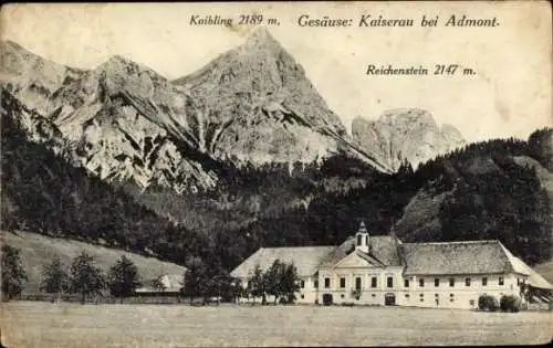 Ak Kaiserau Steiermark, Gesäuse, Kaibling, Reichenstein
