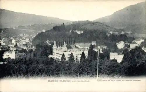 Ak Baden Baden am Schwarzwald, Leopoldshöhe