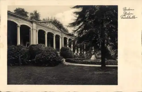 Ak Baden Baden am Schwarzwald, Trinkhalle