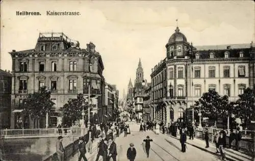 Ak Heilbronn am Neckar, Kaiserstraße