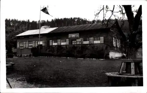 Ak Herrenberg in Württemberg, Gebäude, Flagge