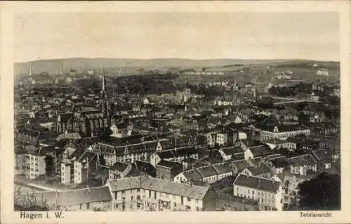 Ak Hagen in Westfalen, Panorama