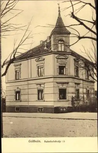 Ak Geithain in Sachsen, Haus Bahnhofstraße 13