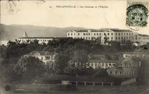 Ak Philippeville Skikda Algerien, Les Barracks, Krankenhaus