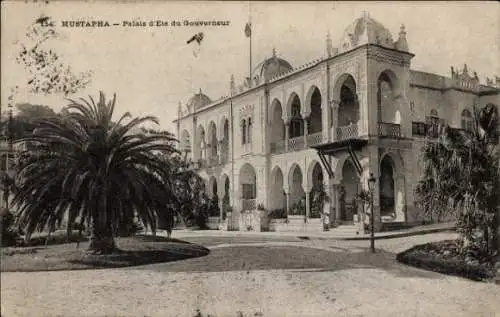 Ak Mustapha Algier Algier Algerien, Sommerpalast des Gouverneurs