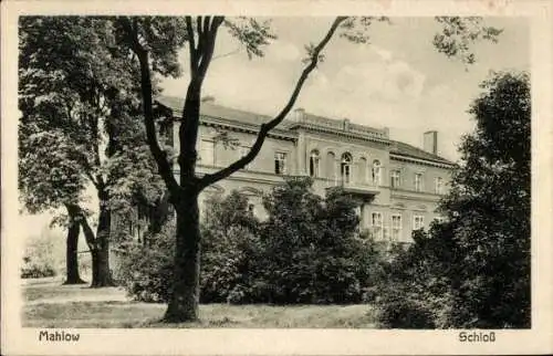 Ak Mahlow in Brandenburg, Schloss