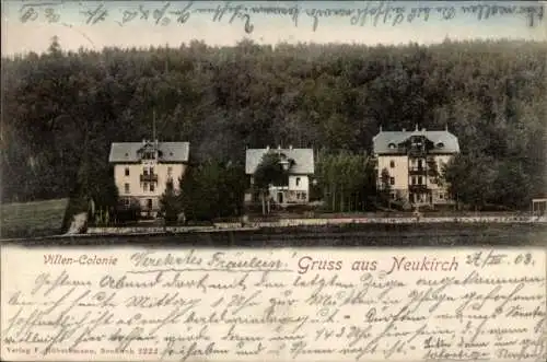 Ak Neukirch in der Lausitz, Villen-Kolonie