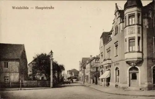 Ak Weinböhla in Sachsen, Hauptstraße, Apotheke