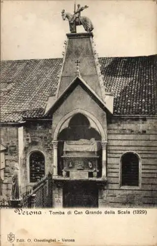 Ak Verona Veneto, Tomba di Can Grande della Scala