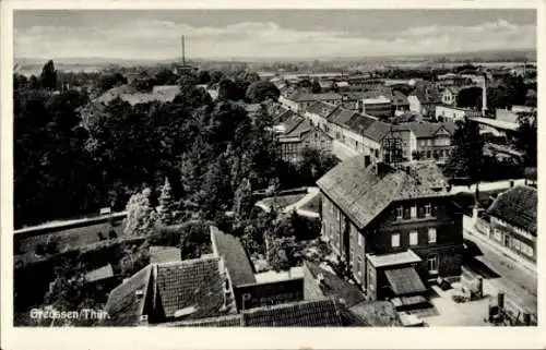 Ak Greußen in Thüringen, Blick über die Stadt