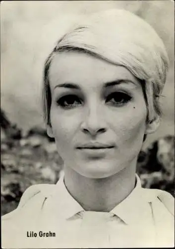 Ak Schauspielerin Lilo Grahn, Chingachgook, die große Schlange, Portrait