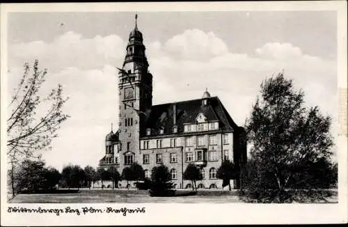 Ak Wittenberge in der Prignitz, Rathaus