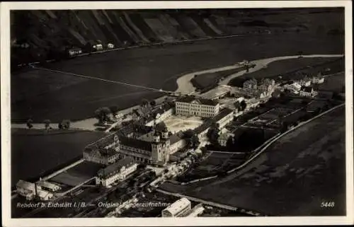 Ak Rebdorf Eichstätt in Oberbayern, Fliegeraufnahme