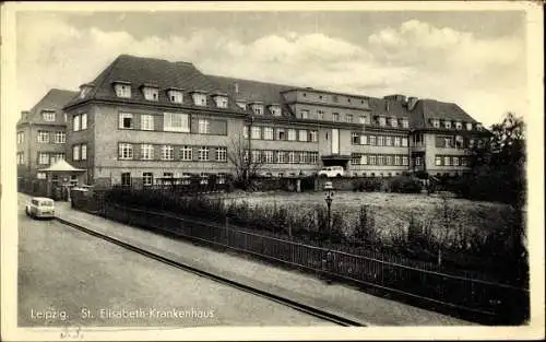 Ak Leipzig in Sachsen, St. Elisabeth-Krankenhaus