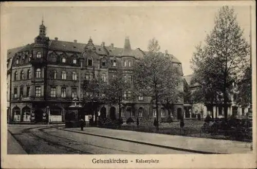 Ak Gelsenkirchen im Ruhrgebiet, Kaiserplatz