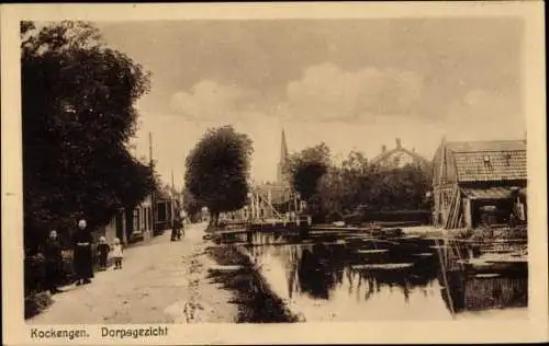 Ak Kockengen Utrecht Niederlande, Straßenpartie, Kanal