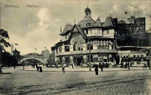 Ak Hamburg Mitte St. Pauli, Fährhaus