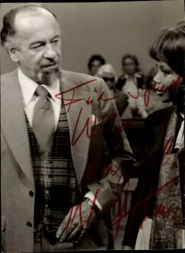 Ak Schauspieler Wolf Harnisch, Portrait mit Frau, Autogramm