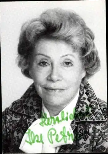 Ak Schauspielerin Ilse Petri