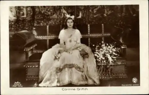 Ak Schauspielerin Corinne Griffith, Portrait