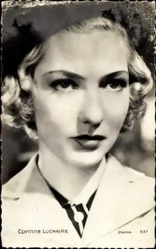 Ak Schauspielerin Corinne Luchaire, Portrait