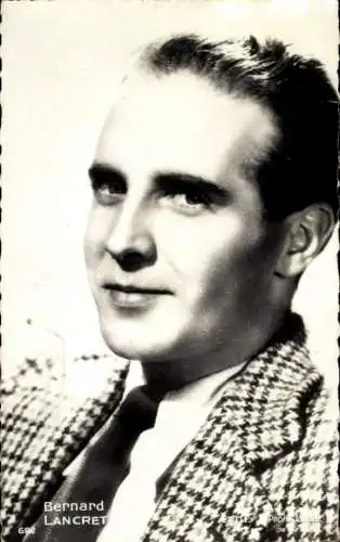 Ak Schauspieler Bernard Lancret, Portrait