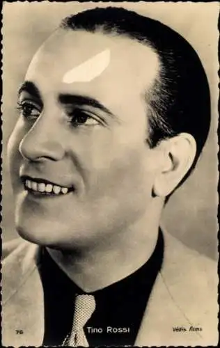 Ak Schauspieler Tino Rossi, Portrait
