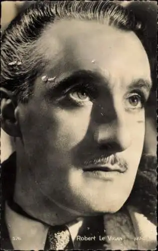 Ak Schauspieler Robert Le Vigan, Portrait