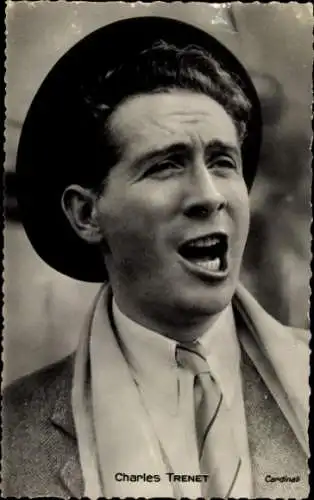 Ak Schauspieler Charles Trenet, Portrait