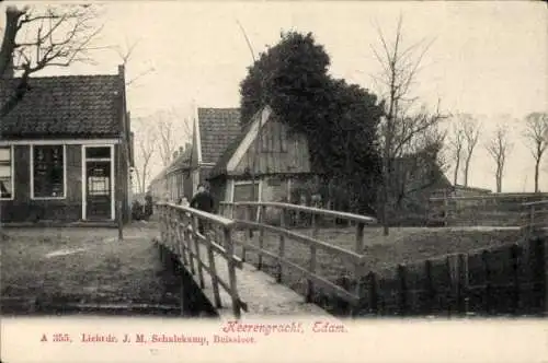 Ak Edam Volendam Nordholland Niederlande, Heerengracht