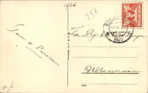 Ak Philipsdorp Eindhoven Nordbrabant Niederlande, Hoek de Jonghlaan und Frederiklaan