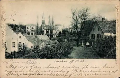 Ak Oosterbeek Renkum Gelderland, Straße, Häuser, Kirche