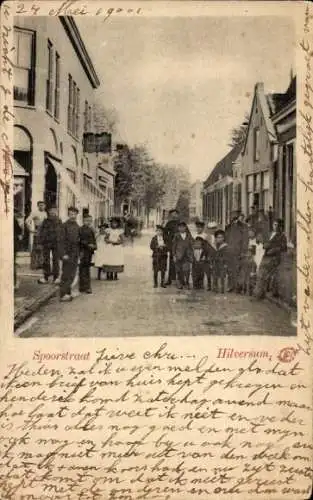 Ak Hilversum Nordholland Niederlande, Spoorstraat