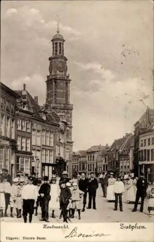 Ak Zutphen Gelderland, Houtmarkt