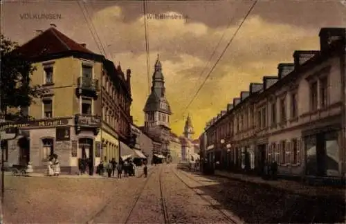 Ak Völklingen im Saarland, Wilhelmstraße