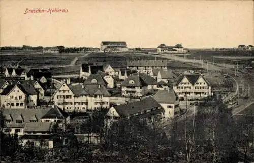 Ak Dresden Hellerau, Gesamtansicht