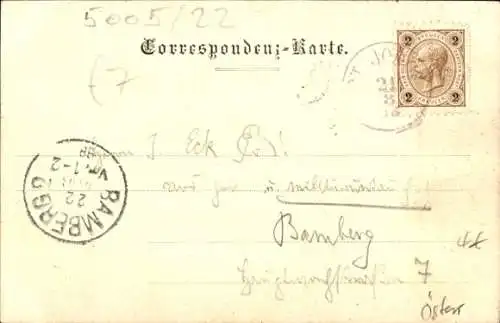 Ak Sankt Jodok am Brenner Tirol, Gesamtansicht