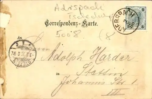 Ak Adršpach Adersbach Region Königgrätz, Adersbacher Felsen