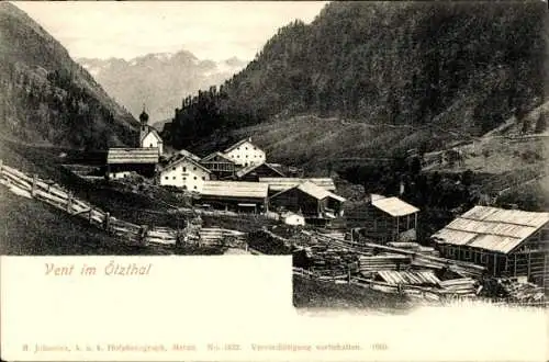 Ak Vent Sölden in Tirol, Ötzthal, Teilansicht